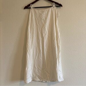 L*Space Women's Cream Anza Wrap Skirt Size Small